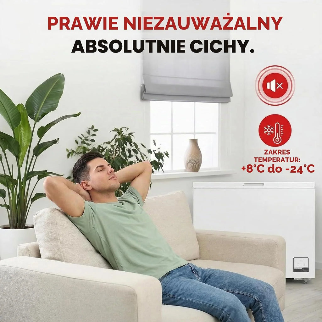 PKM GT300E zamrażarka/pojemność 299 litrów / 41 dB/tryb podwójny: zarówno chłodzenie, jak i zamrażanie/łącznie z dodatkowym koszem drucianym/4-gwiazdkowa komora zamrażania/wolnostojąca