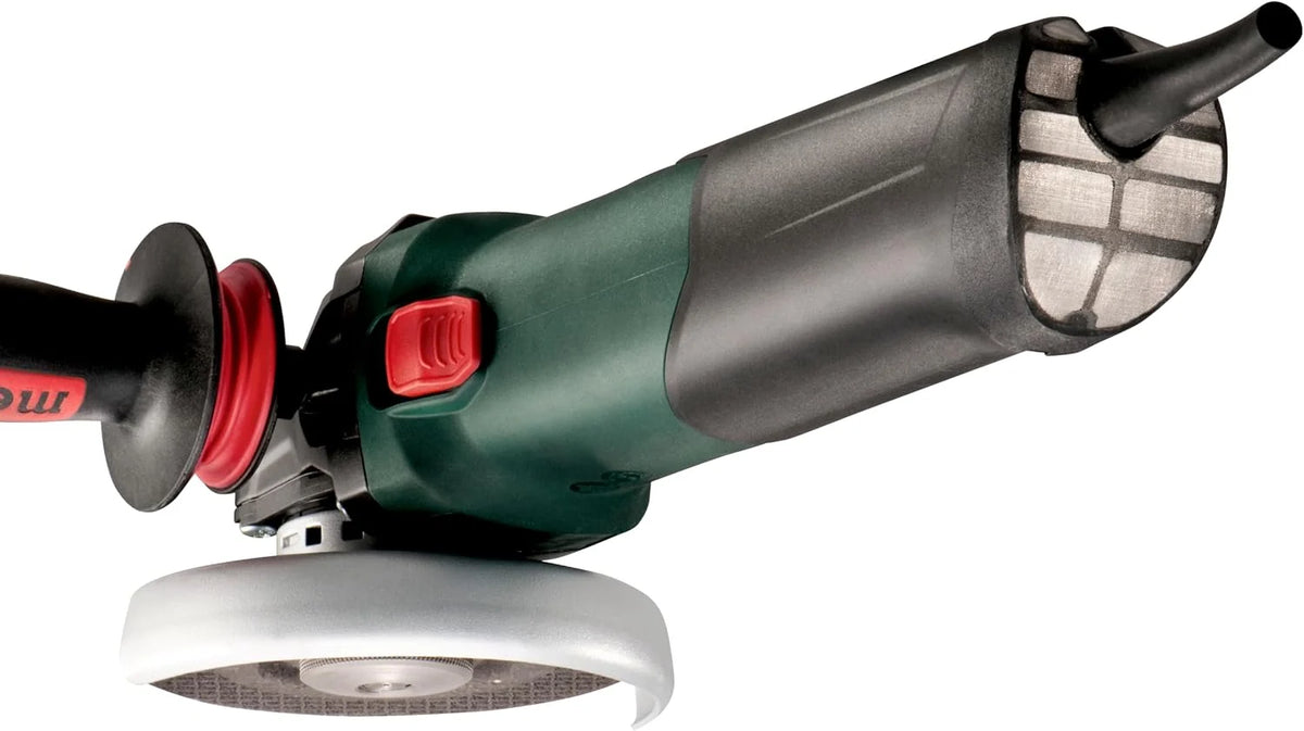 Metabo Szlifierka kątowa WEV 15-125 Quick – 600468000 – z regulacją prędkości obrotowej i nakrętką szybkomocującą – znamionowa moc poboru: 1550 W – długość kabla 4 m