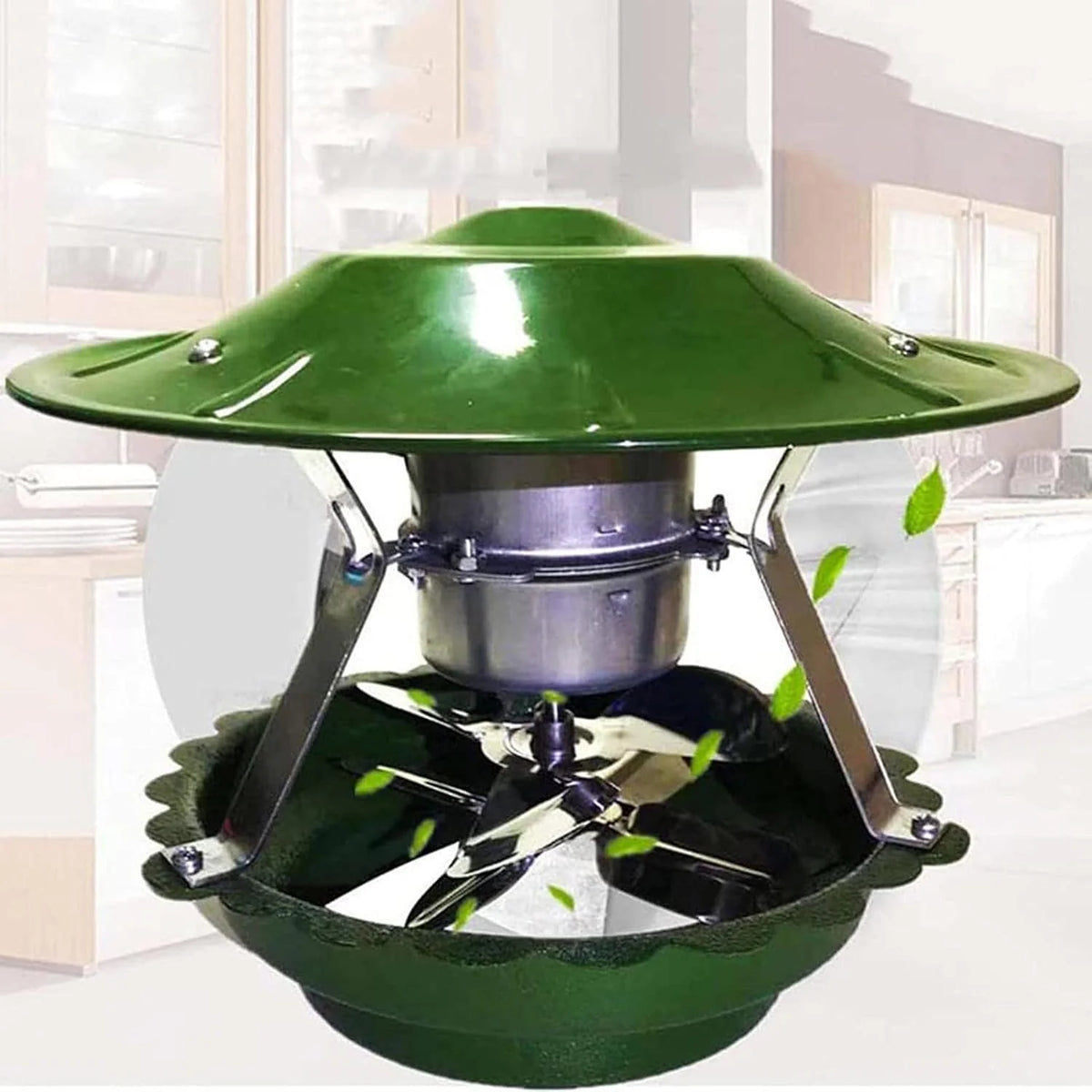 Wentylator kominkowy, wentylator kominowy, 60 W/80 W, 7-elementowy wyciąg dymu kominowego, wentylator wyciągowy kominkowy, wentylator spalinowy, induktor ciągu kominowego, wentylat