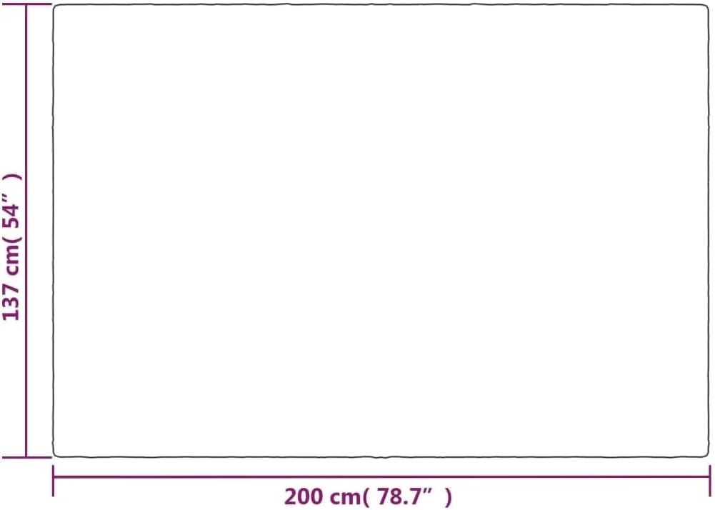 Koc obciążeniowy z poszewką 137x200 cm 10 kg jasny kremowy kolor