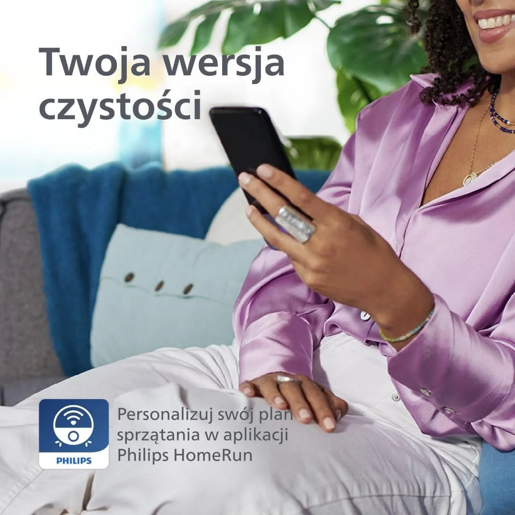 Philips HomeRun Robot Sprzątający serii 2000, 2700 Pa, Stacja Opróżniania