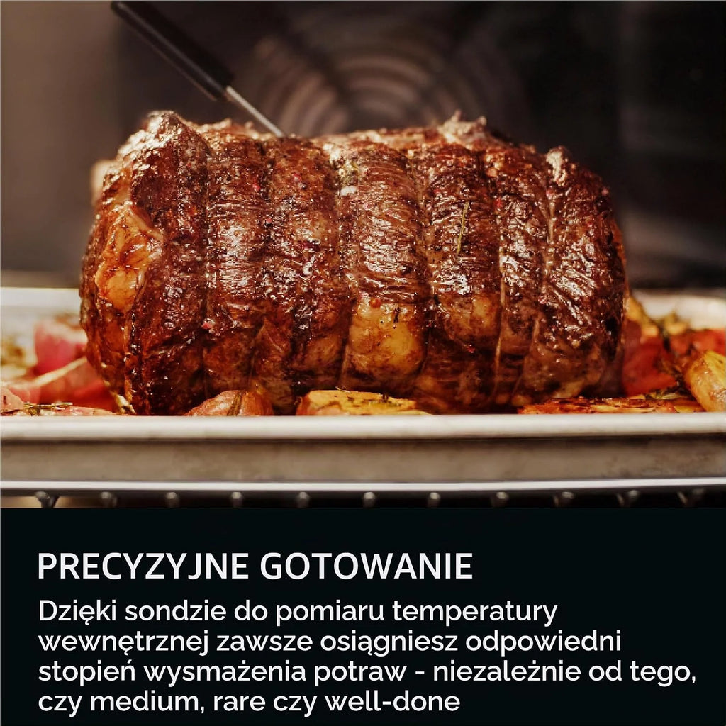 AEG 6 WiFi piekarnik do zabudowy, SteamCrisp – 25% pary, TR6PB50WSB