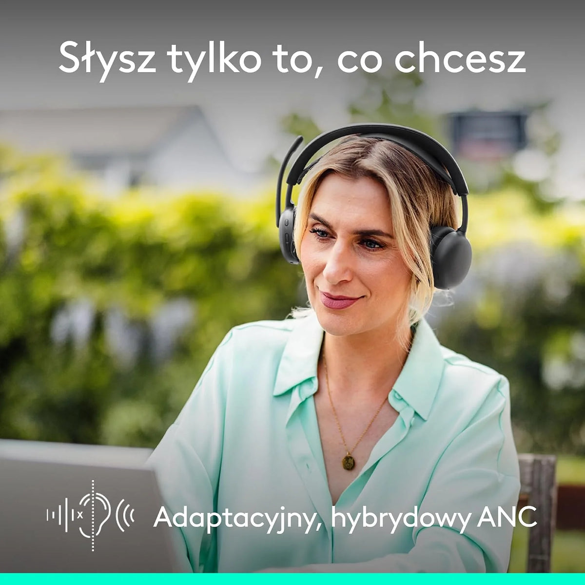 Logitech Zone Wireless 2 ES – bezprzewodowy zestaw słuchawkowy