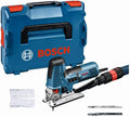 Bosch Professional: wyrzynarka GST 160 CE (3 brzeszczoty do drewna, adapter do odsysania pyłu, osłona, wypełnienie 1/1 do L-BOXX, walizka L-BOXX)