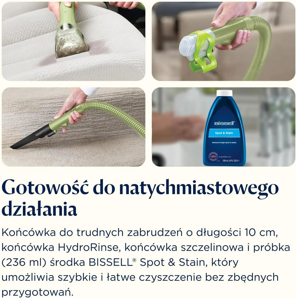 BISSELL Little Green Odkurzacz Piorący do Tapicerki 340W 4098N