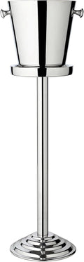 EDZARD Cooler do wina Sevilla ze stojakiem (Ø 23 cm, H 85 cm), polerowany