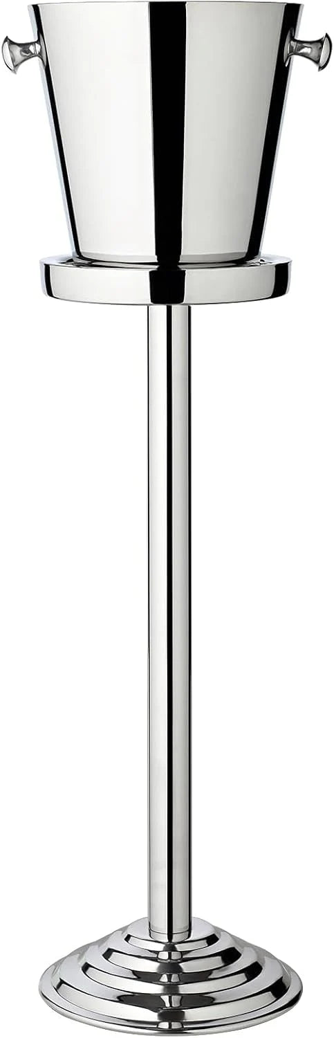 EDZARD Cooler do wina Sevilla ze stojakiem (Ø 23 cm, H 85 cm), polerowany