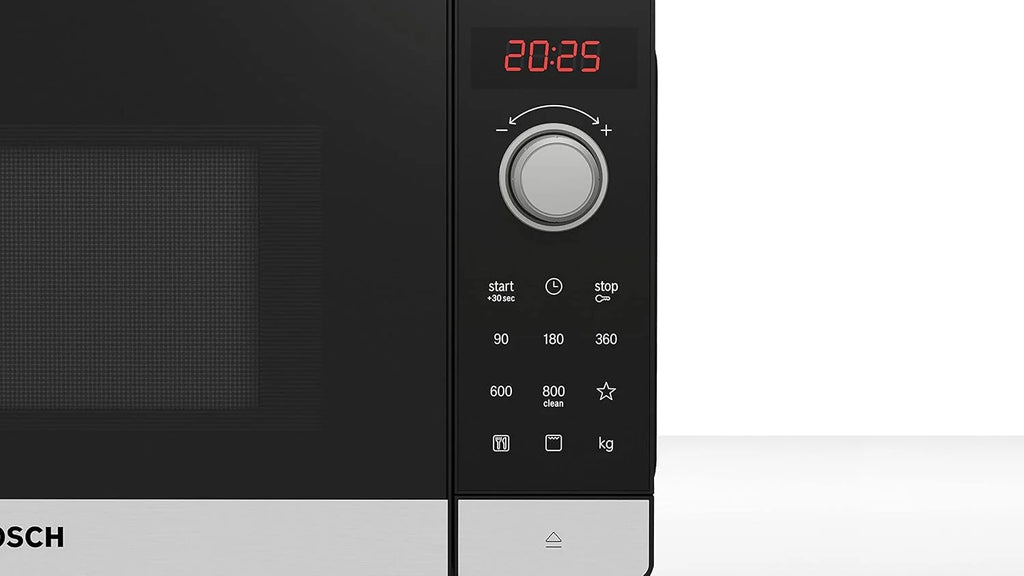 Bosch Serie 2 FEL023MS2 Blat Kuchenka mikrofalowa tylko 20 L 800 W Czarny, Stal nierdzewna
