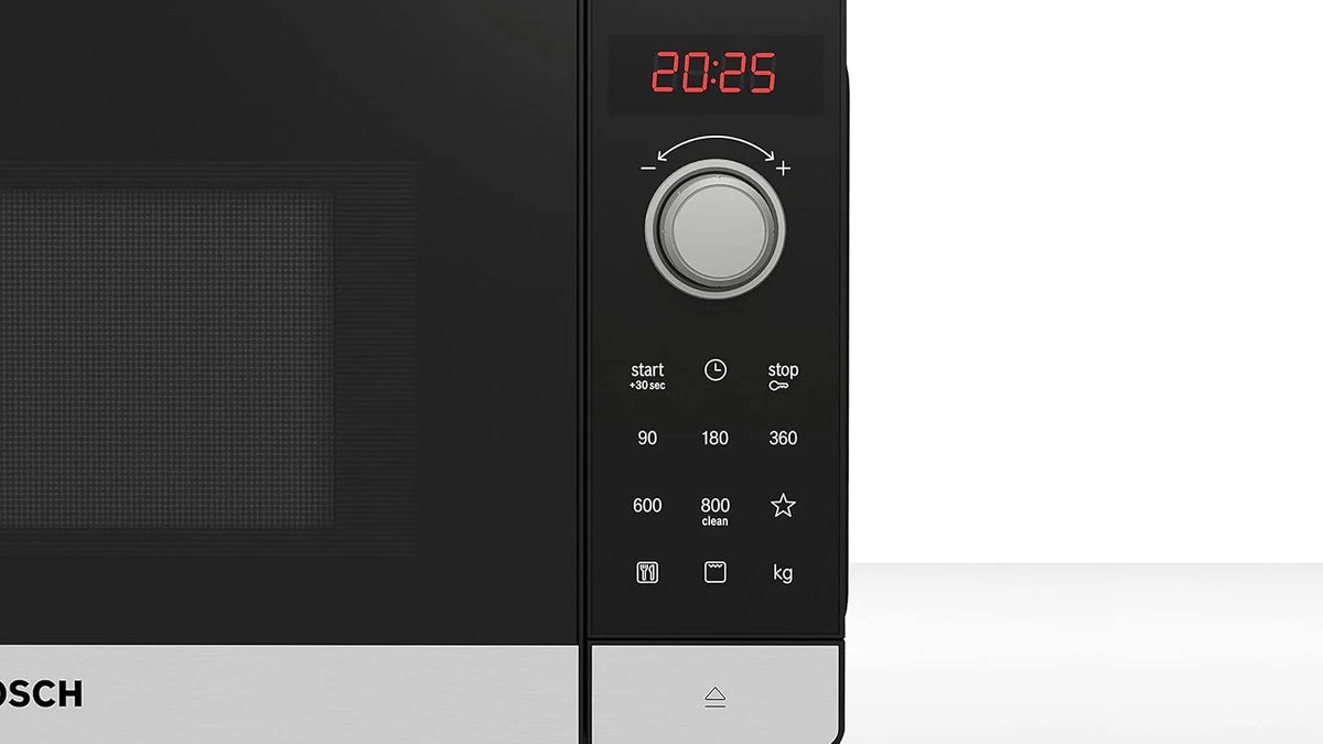 Bosch Serie 2 FEL023MS2 Blat Kuchenka mikrofalowa tylko 20 L 800 W Czarny, Stal nierdzewna
