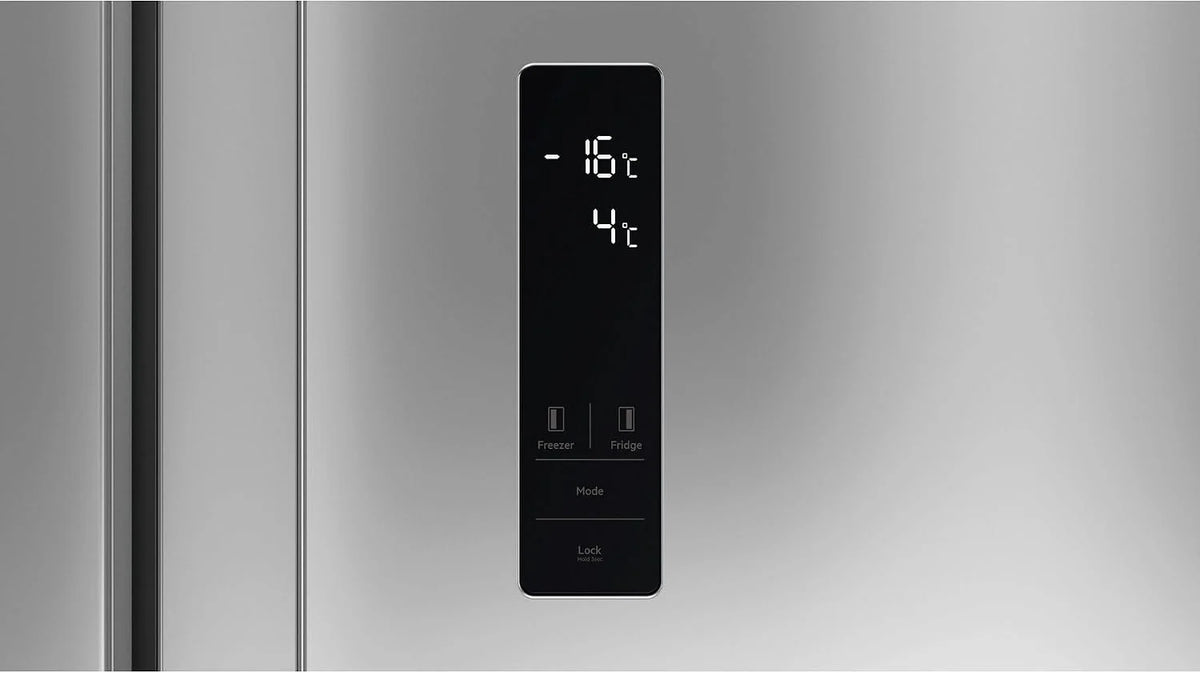Electrolux EAT6ME53U0 lodówka kombinowana do zabudowy, 532 l (347 +185), klasa E, bez szronu, 360°, regulacja wilgotności, szybkie zamrażanie, sterowanie dotykowe, 39 dB, 220 – 240 V, stal nierdzewna