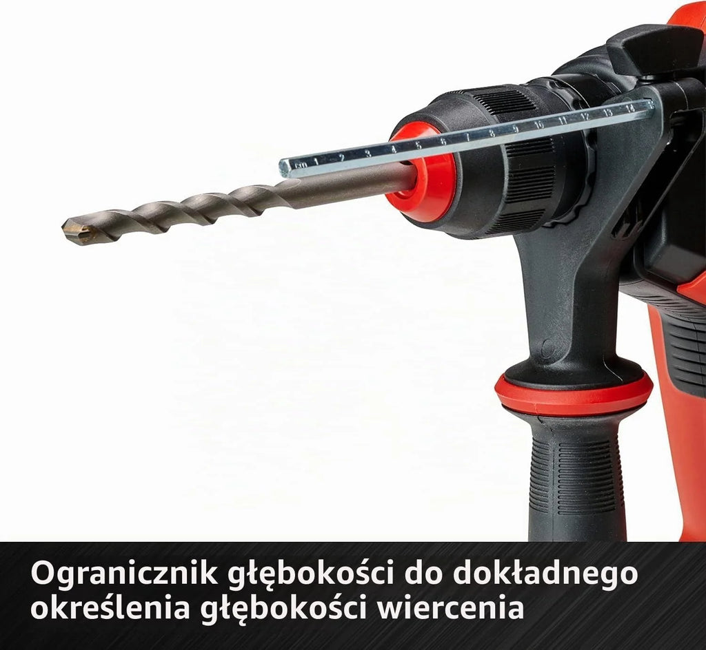 Einhell Herocco 36/28 Power X-Change akumulatorowy młot udarowo-obrotowy (Twin-Pack, wiercenie/wiercenie udarowe/dłutowanie z/bez mocowania, 3,2 J, bezszczotkowy, SDS+, w zestawie E-Box, bez
