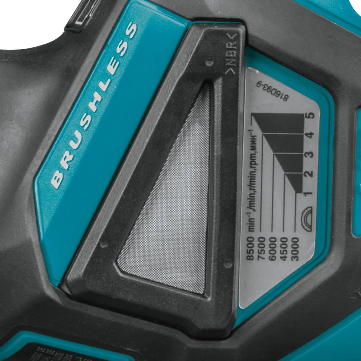 Makita Dga513Z Szlifierka, Zielony/Czarny, 125 mm