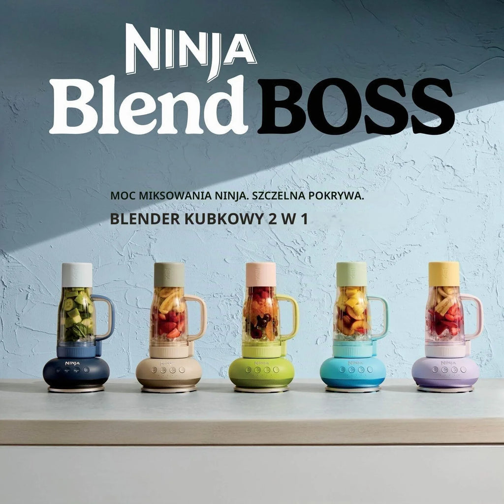 Ninja BlendBoss Blender z przenośnym kubkiem, kamień DB351UKST