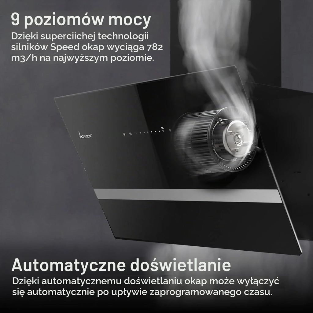KKT KOLBE Okap kuchenny EASY6005SM, 60 cm bez głowicy