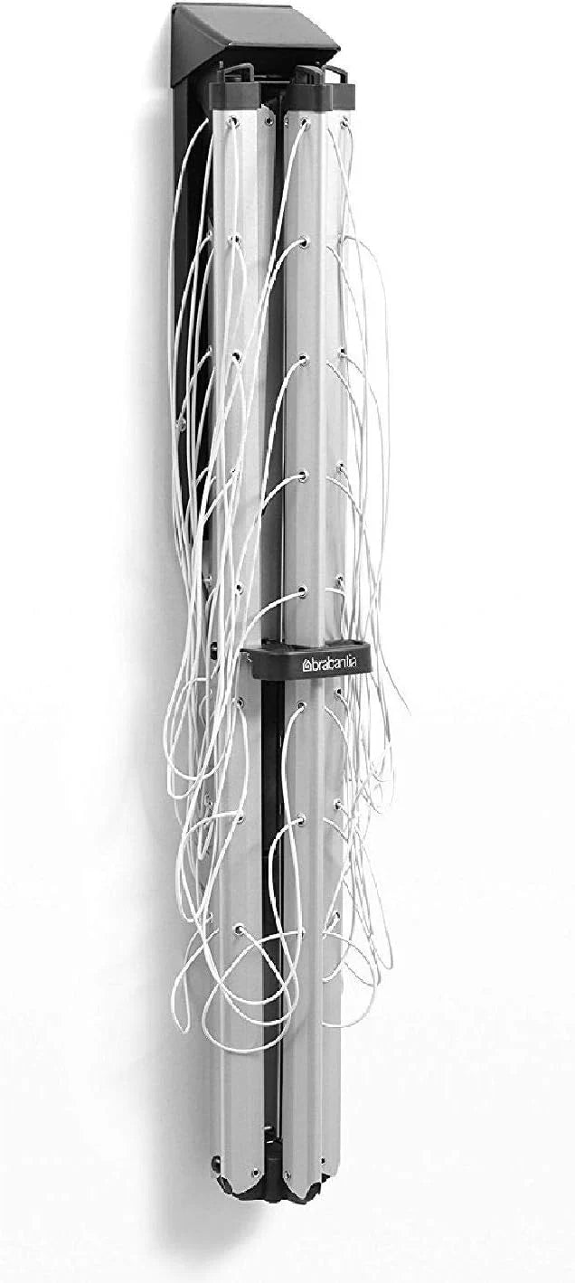 Brabantia Suszarka ścienna WallFix Suszarka ścienna WallFix, 24 m Szary Metaliczny