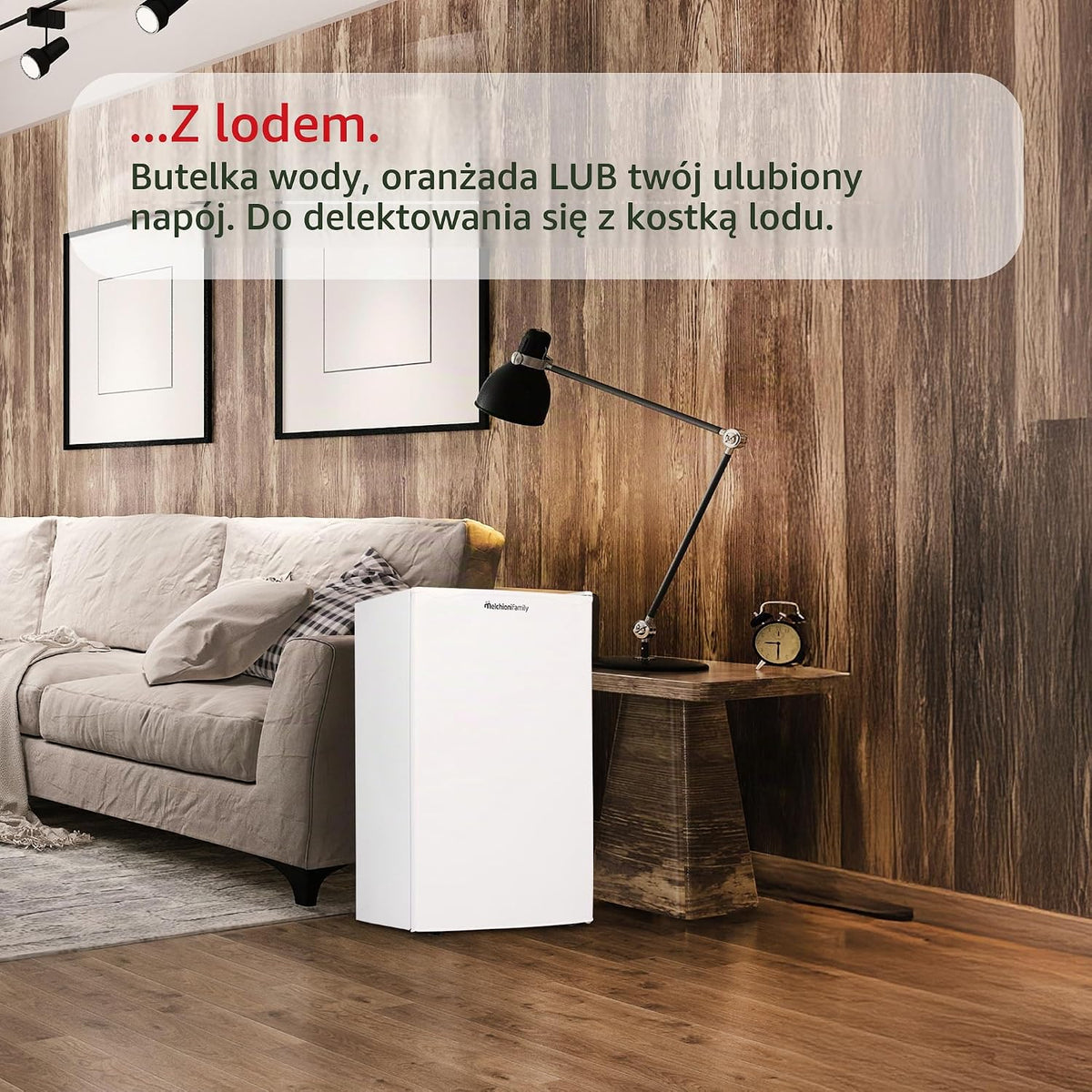 Melchioni Family IGLOO 88 mała lodówka z kompresorem i bardzo chłodną komorą, pojemność 88 l, kolor biały