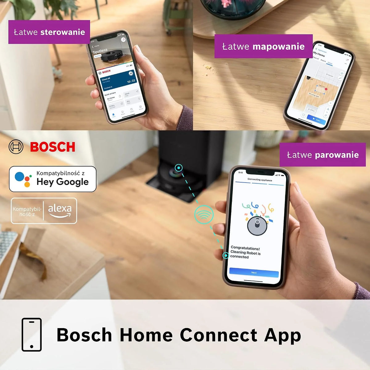 Bosch Spotless Max Robot sprzątający, BCRDW3B, czarny