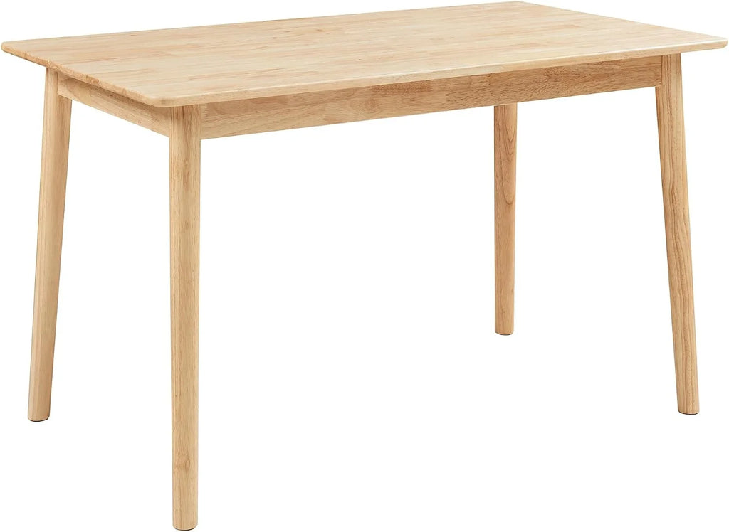 [en.casa] Stół do jadalni Klijori stół kuchenny dla 6 osób, 140 x 70 x 74 cm, stół do jadalni, kuchni, salonu, prostokątny, drewno, naturalne