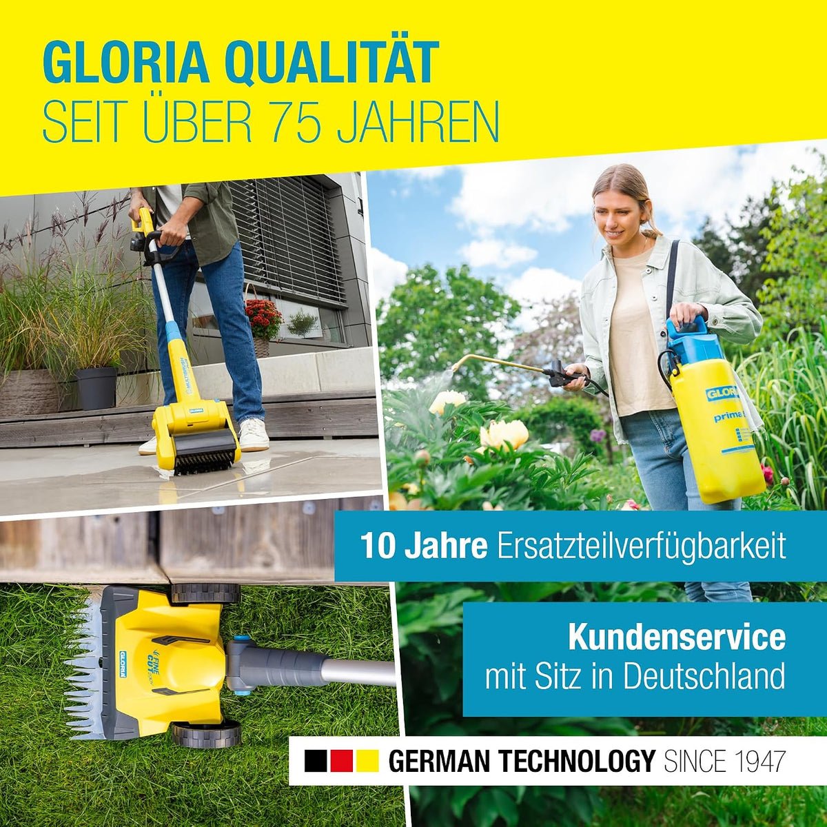 GLORIA Przycinarka do trawy FineCut 18V | Dla robotów koszącyc | Bez akku