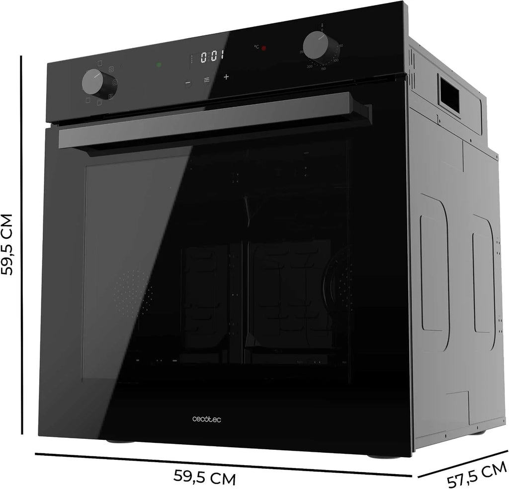 Cecotec Wielofunkcyjny piekarnik Bolero Hexa M226001 Glass Black A.Four wielofunkcyjny piekarnik pojemność 70 l, 7 funkcji, klasa A, 2800 W