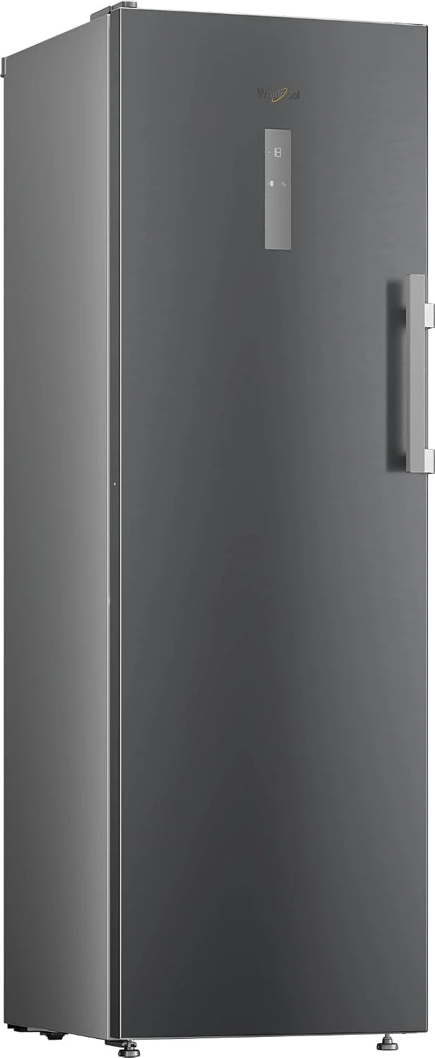 Whirlpool WHMFF 6312 XP4 zamrażarka pionowa Total No Frost, 286 l, stal tytanowa, sprężarka ProSmart Inverter, klasa E, 186,5 x 59,7 x 70,9 cm (wys. x szer. x gł.)