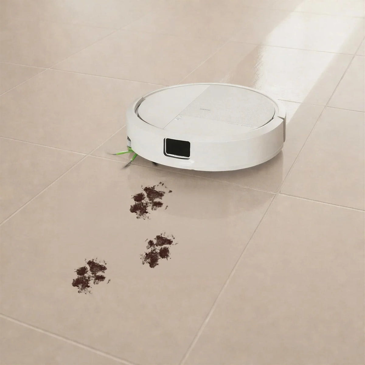 iRobot Roomba® 115 Combo robot odkurzająco-mopujący, moc ssania 15000 Pa, nawigacja z Clearview™ LiDAR, biały