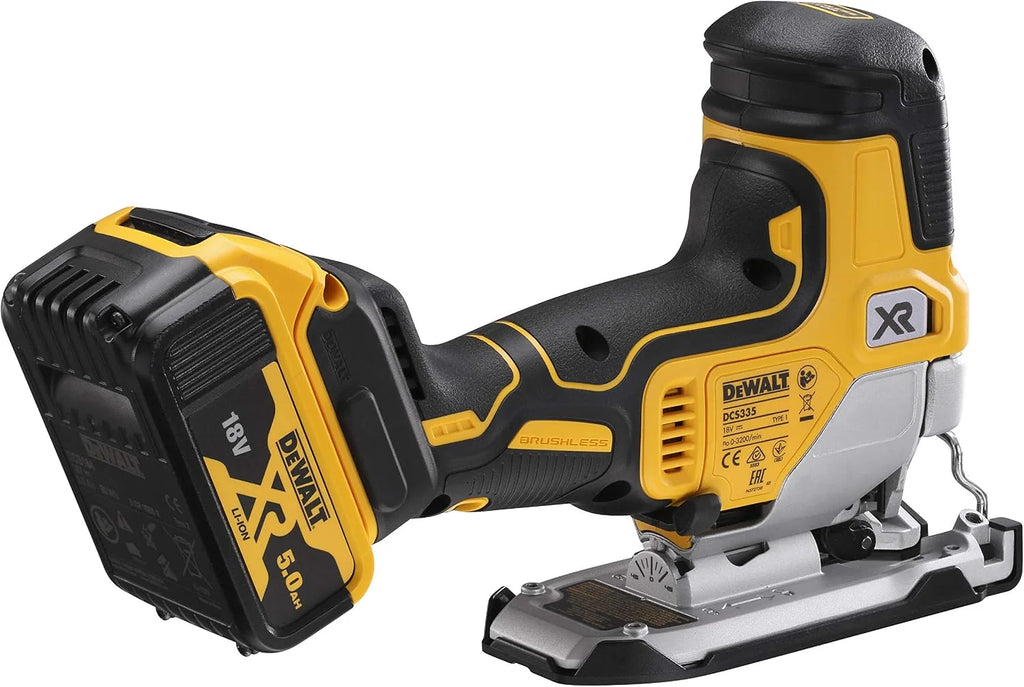 Wyrzynarka 18,0V Głębokość Cięcia 135mm 2x5Ah TSTAK DCS335P2 DeWalt
