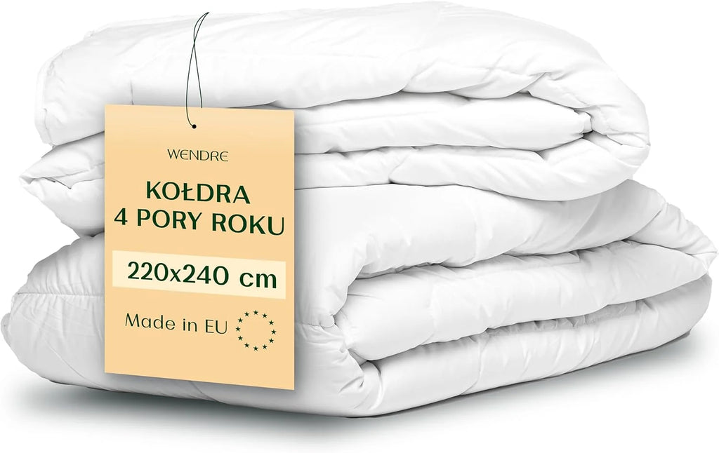 Wendre kołdra 4 pory roku 220x240 cm – 2 kołdry 3w1, 150+250 g/m²