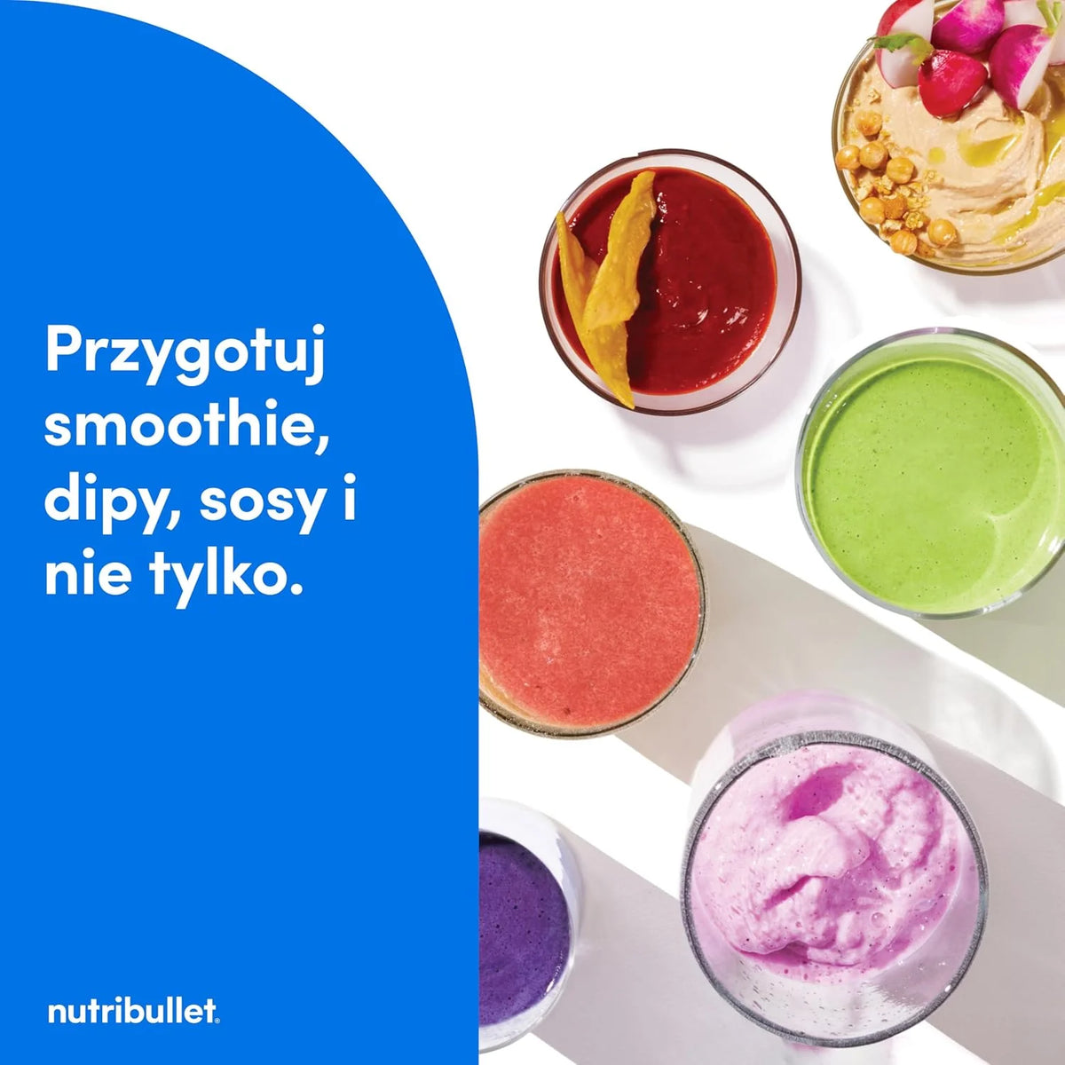 Nutribullet Pro 900 - Wielofunkcyjny Blender, Robienie Smoothie, Ekstraktor do Owoców i Warzyw, Kompaktowa Konstrukcja, Łatwy w Użyciu, Szybkie Czyszczenie, 900W, Mineralny Gołębi Szary (NB904MASN)