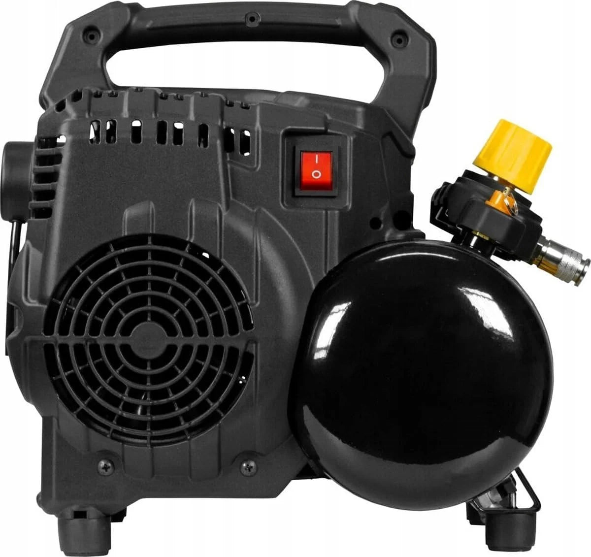 Stanley Fatmax Kompressor DST 101/8/6 FMXCM00 - Kompresor powietrza 8 bara - Cichy kompresor powietrza 59dB - Pojemność zbiornika 6 litrów - Kompresor zasilany akumulatorem 1450 obr./min