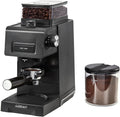 Cuisinart stożkowy młynek do kawy do espresso i kawy; 35 ustawień; zbiornik na ziarna 225 g z silikonową pokrywą; kompatybilny z portafiltrem; w zestawie łyżka i szczotka do czyszczenia