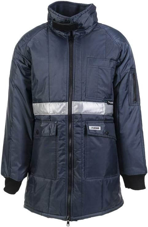 Planam Zamrażarka Parka, rozmiar XL, granatowy/chabrowy/wielokolorowa, 5131056