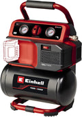 Einhell Kompresor akumulatorowy TE-AC 18/75 Li OF-Solo Power X-Change (18 V, maks. 8 bar, 5 l zbiornik, moc ssania 75 l/min, 2 manometry, bezolejowy, bez akumulatora)