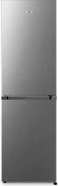 Gorenje NRK418DCS4, lodówko-zamrażarka, wysokość 182 cm, szerokość 55 cm, 256 l (171 l/85 l), Total NoFrost, Multiflow 360°, wymienne drzwiczki, CrispZone, Eco Use, Inox Look [klasa energetyczna D]