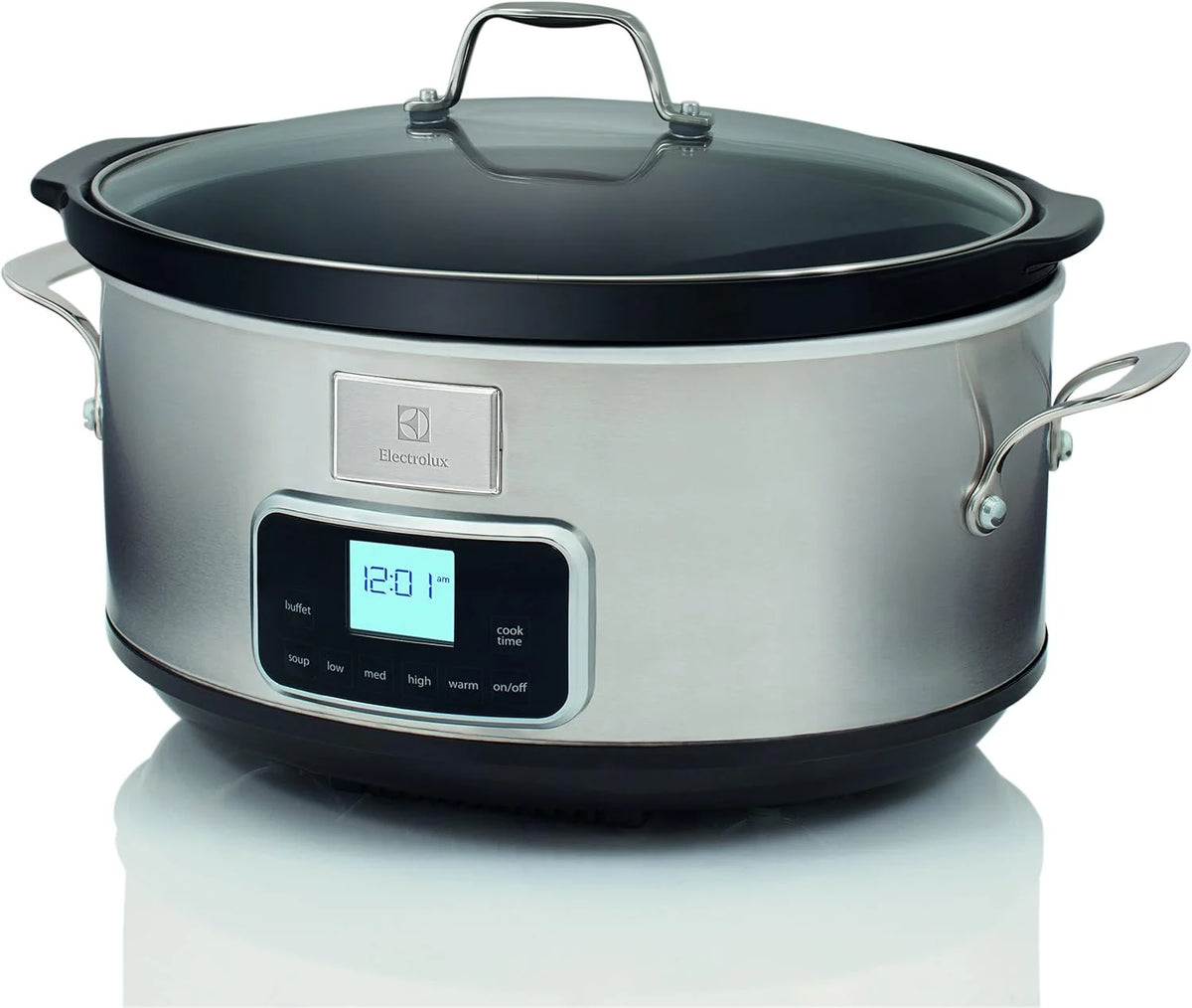Electrolux ESC7400 Wolnowar – wolnowar ze stali nierdzewnej z 6 wstępnie zdefiniowanymi programami, 235 W, 6,6 l