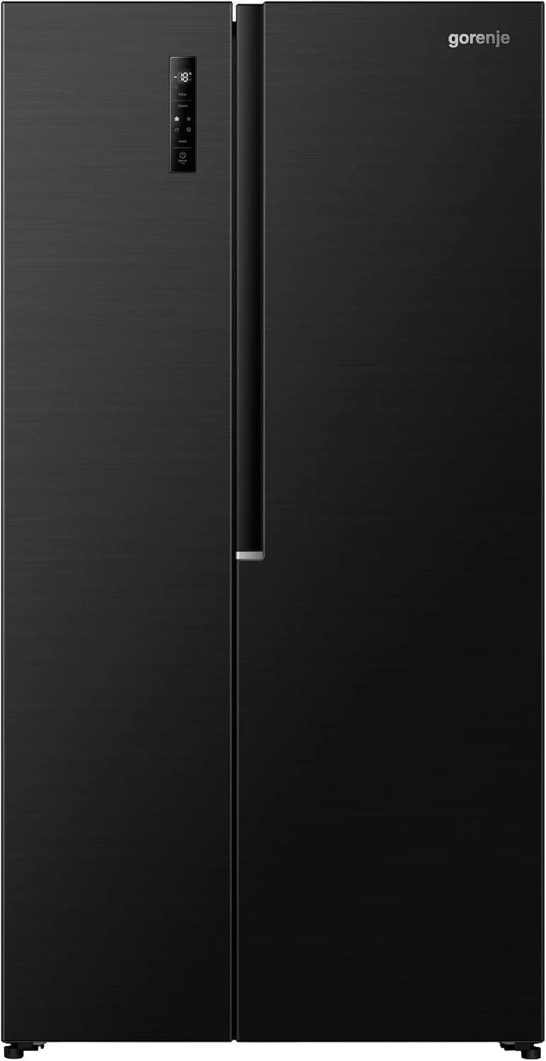 Gorenje NRS917E41BX lodówko-zamrażarka/wolnostojąca / 544L/39dB/ EEK: E/NoFrost Plus/EcoModus/Multiflow 360°/ CrispZone/FastFreeze/(szer. x wys. x gł.): 91,1 × 178,6 × 61,5 cm/czarna