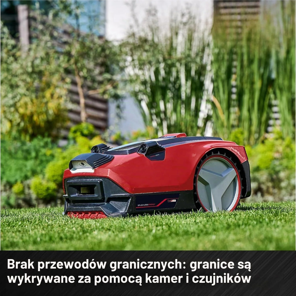 Einhell Freelxo Cam 500 Power X-Change Robot Koszący, Czerwony, 18 cm
