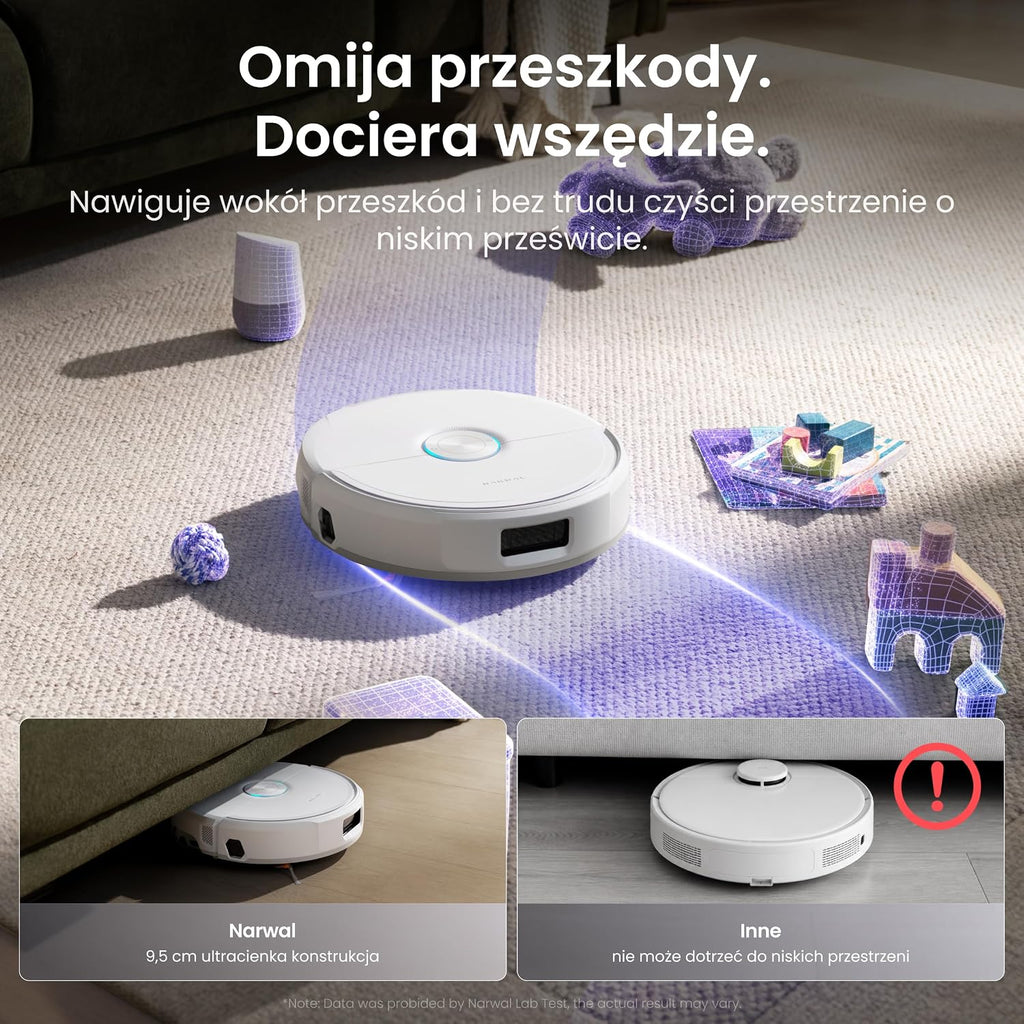 Narwal Freo 20 Edge Samooczyszczający Robot Sprzątający z Mopem Taśmowym