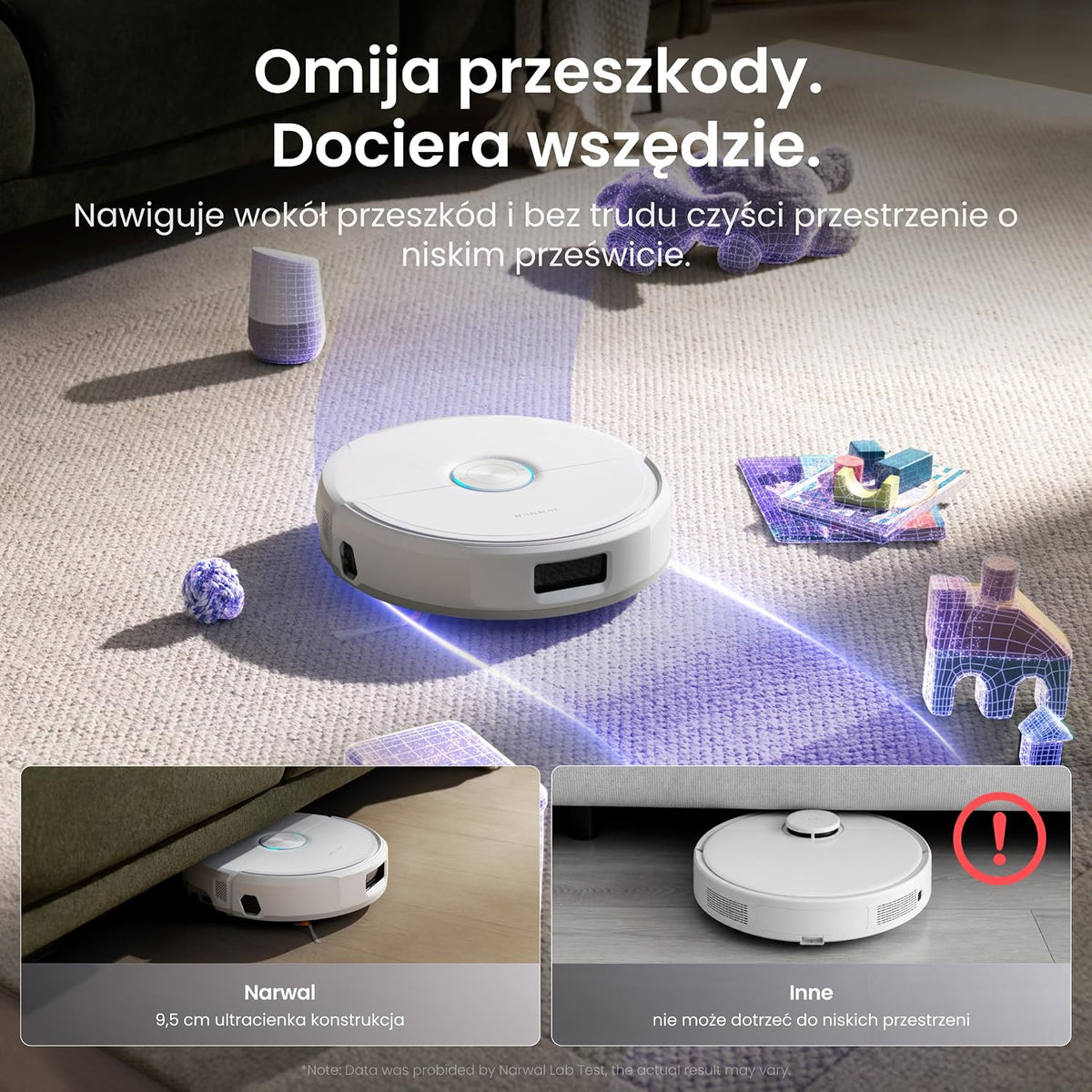 Narwal Freo 20 Edge Samooczyszczający Robot Sprzątający z Mopem Taśmowym