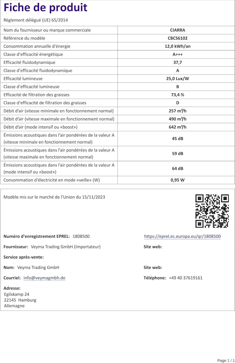 CIARRA CBCS6102 A+++ okap kuchenny 60 cm obieg powietrza wylotowego okap kuchenny 650 m³/h Wi-Fi App Touch obsługa 4 stopnie wraz z Booster czarny okap ścienny z filtrem węglowym CBCF003