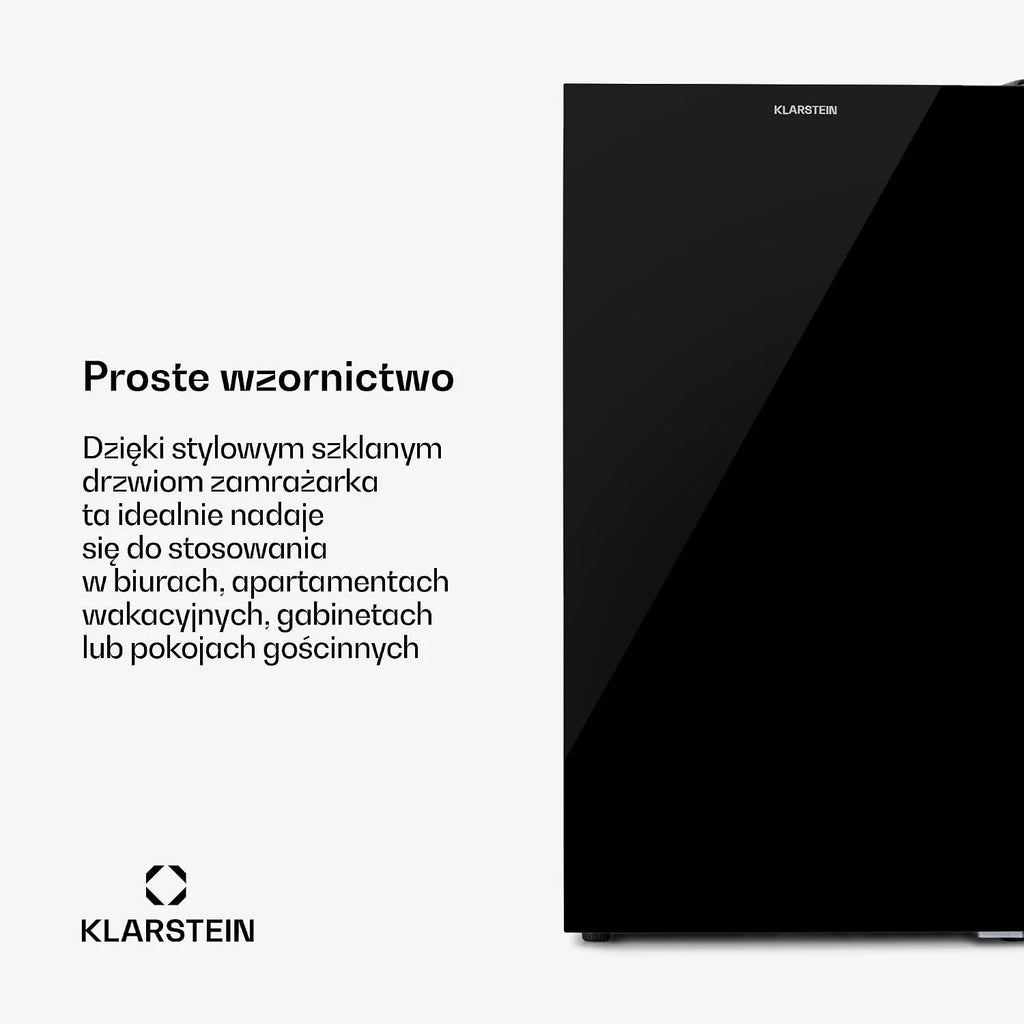 Klarstein Pluto Zamrażarka 90.5cm 60L Czarna