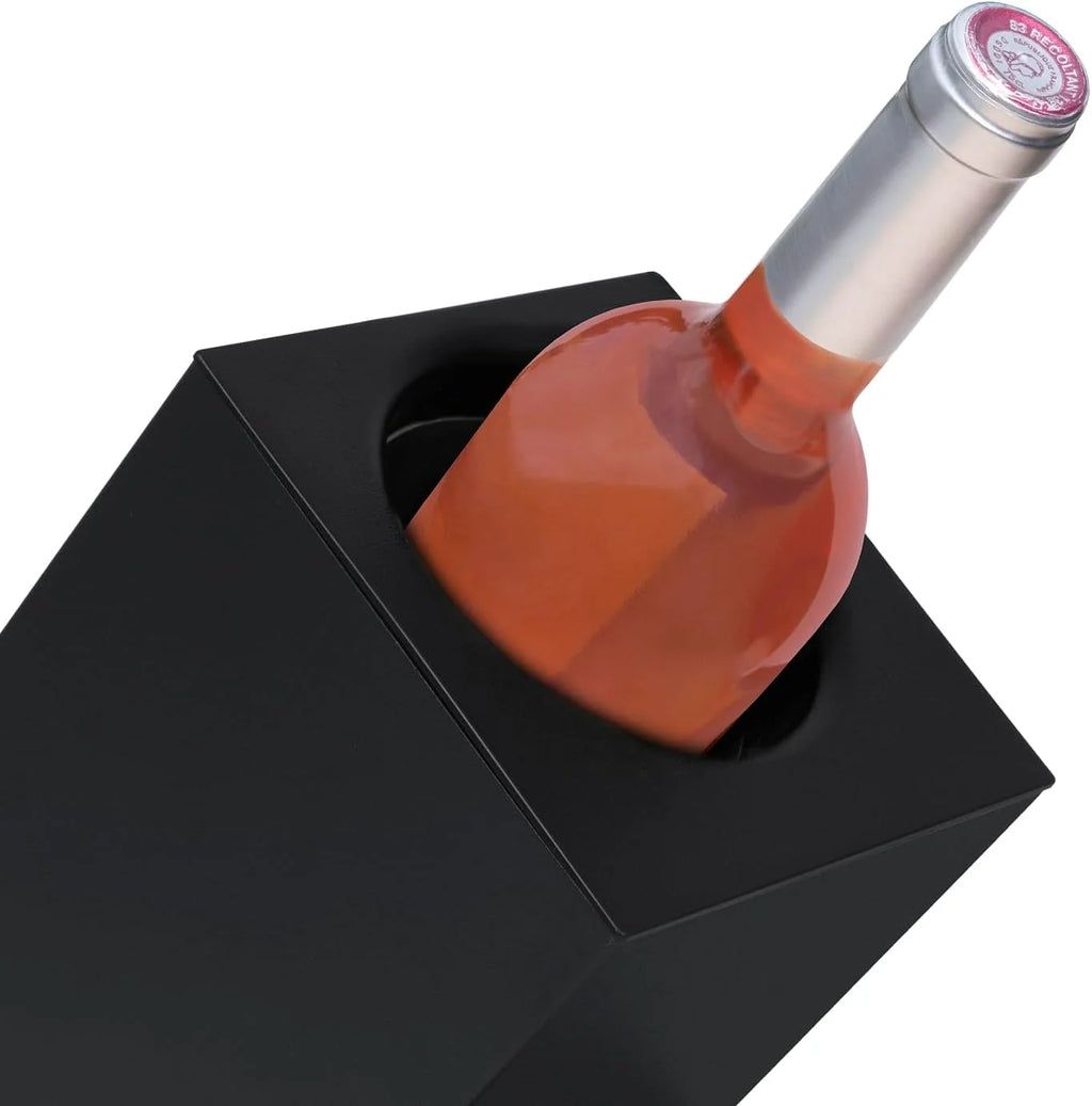 H.Koenig chłodziarka do wina LVX26, białe wino, czerwone, różowe, szampan, średnica do 9 cm, regulowana temperatura od 5° do 18° Celsjusza, sterowanie cyfrowe, Moc : 72 W