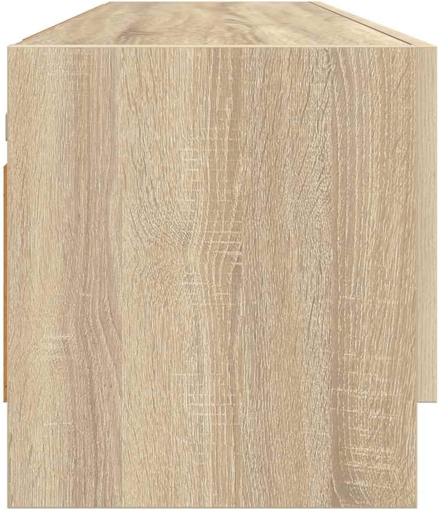 Szafa na ubrania dąb Sonoma 100 x 32,5 x 35 cm, materiał drewnopochodny z 2 półkami i drążkiem na ubrania do przechowywania ubrań z wszechstronnym rozwiązaniem do przechowywania