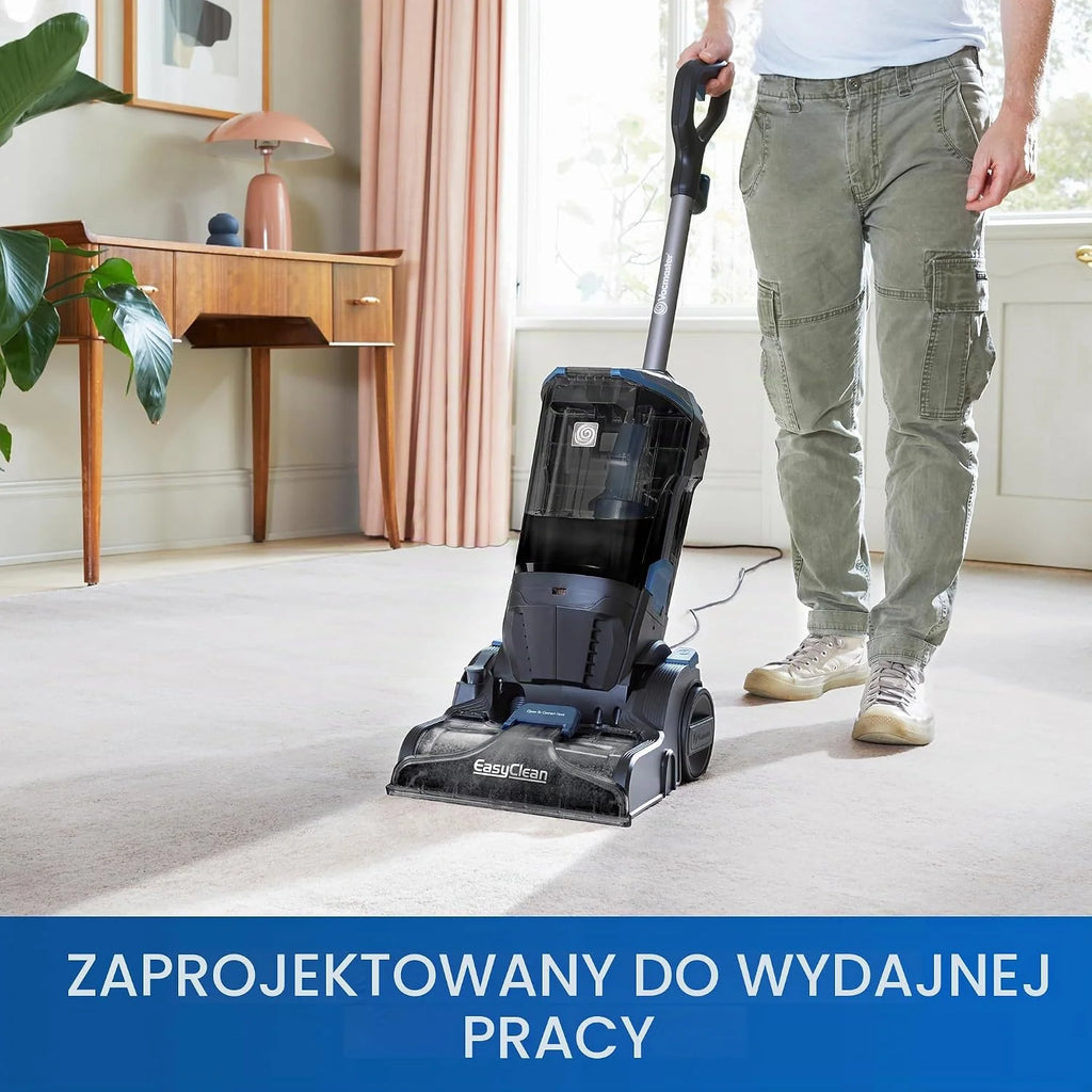 Vacmaster Środek do czyszczenia dywanów, profesjonalne rezultaty, usuwa brud i plamy, wydajny silnik 750 W, pojemność zbiornika 3,2 l, do dywanów, schodów i tapicerek