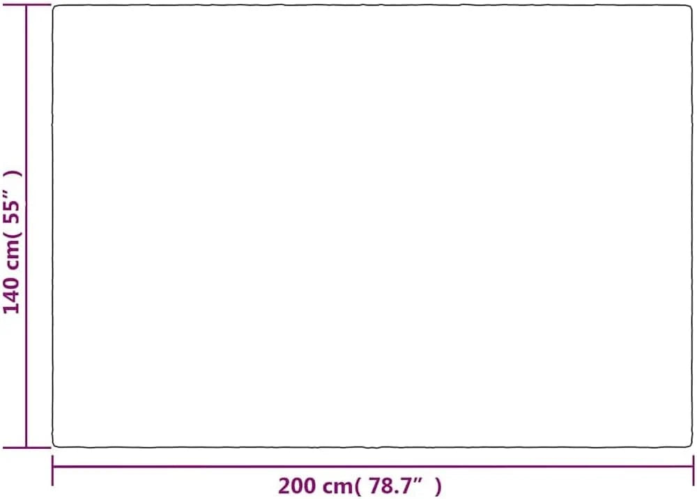 Koc obciążeniowy z poszewką 140x200 cm 10 kg szary