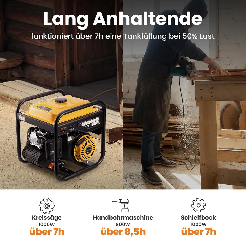 maXpeedingrods Inwerterowy generator prądu 3500 W benzynowy