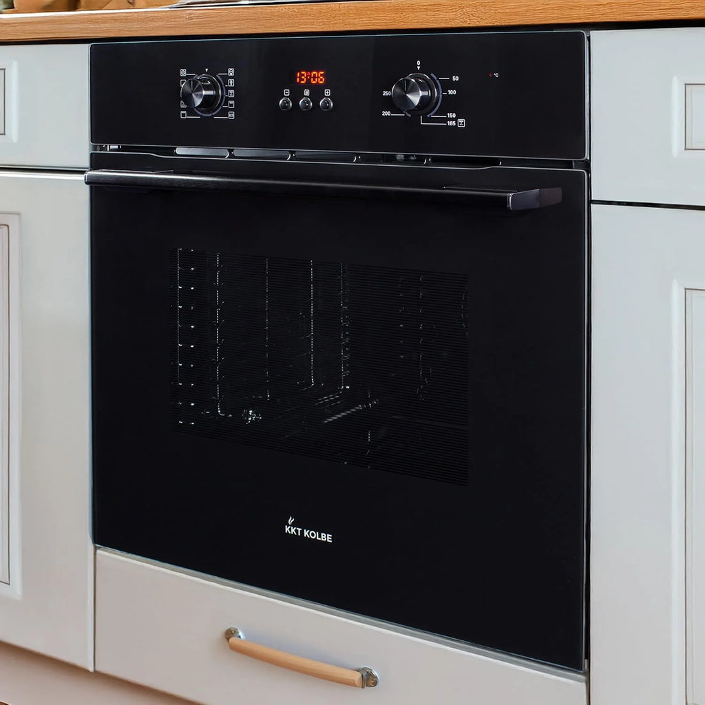 KKT KOLBE Automatyczny zestaw kuchenny | 60 cm piekarnik do zabudowy BO8005FB | 59 cm płyta kuchenna indukcyjna IH85900ED | grill z gorącym powietrzem | timer | szkło termochronne | zabezpieczenie dla