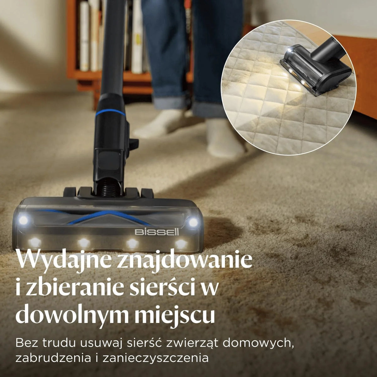 BISSELL PowerClean FurGuard Odkurzacz Bezprzewodowy 280W 4091N