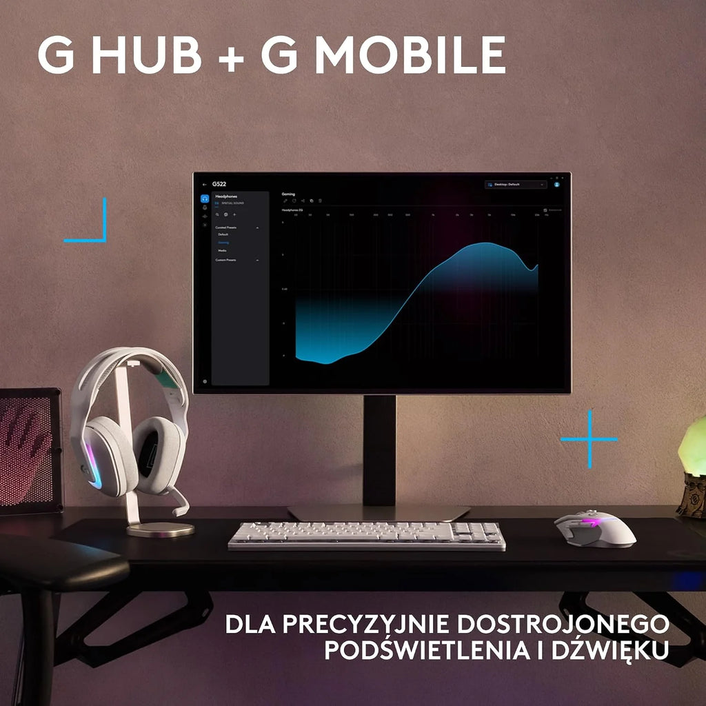 Logitech G G522 LIGHTSPEED, bezprzewodowy zestaw słuchawkowy do gier