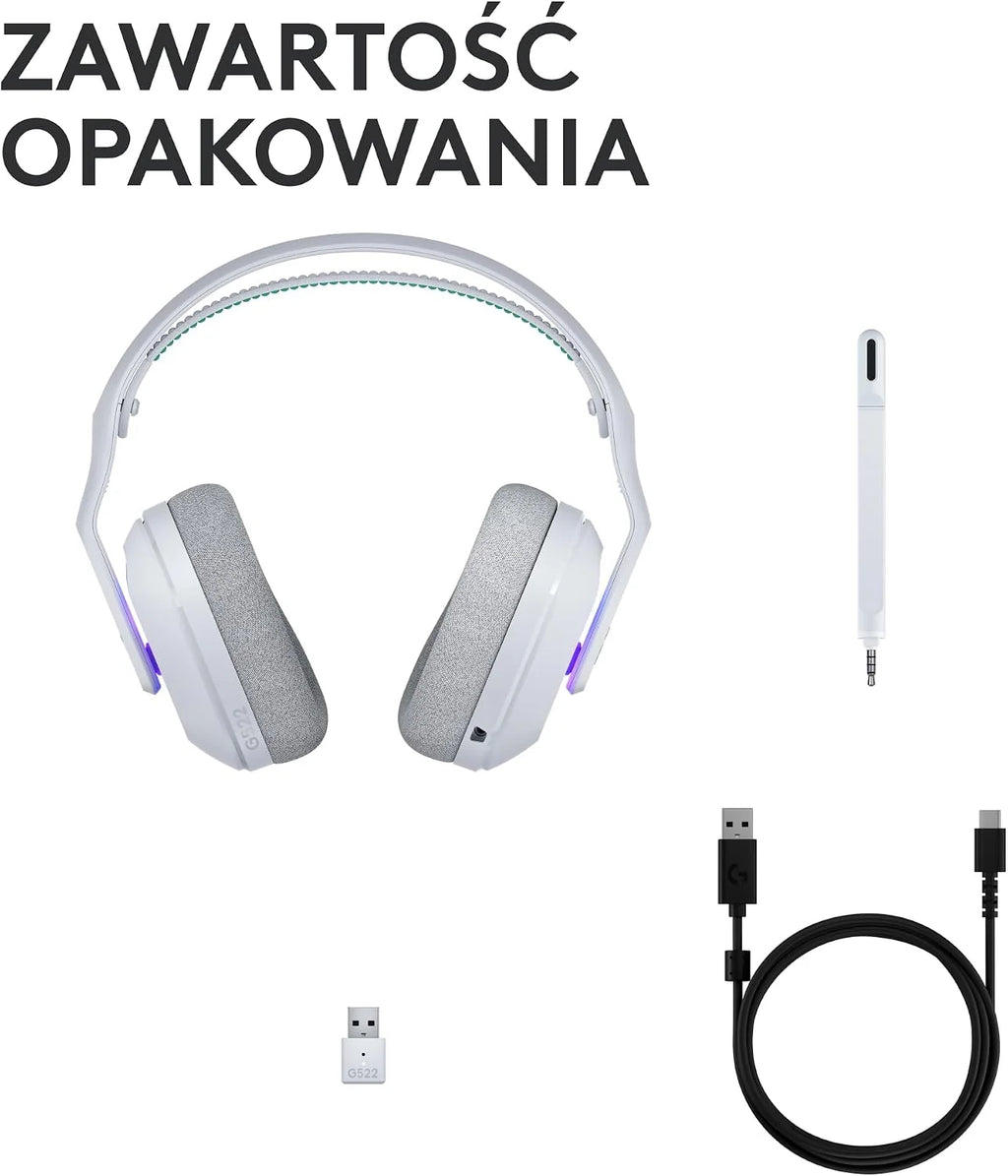 Logitech G G522 LIGHTSPEED, bezprzewodowy zestaw słuchawkowy do gier